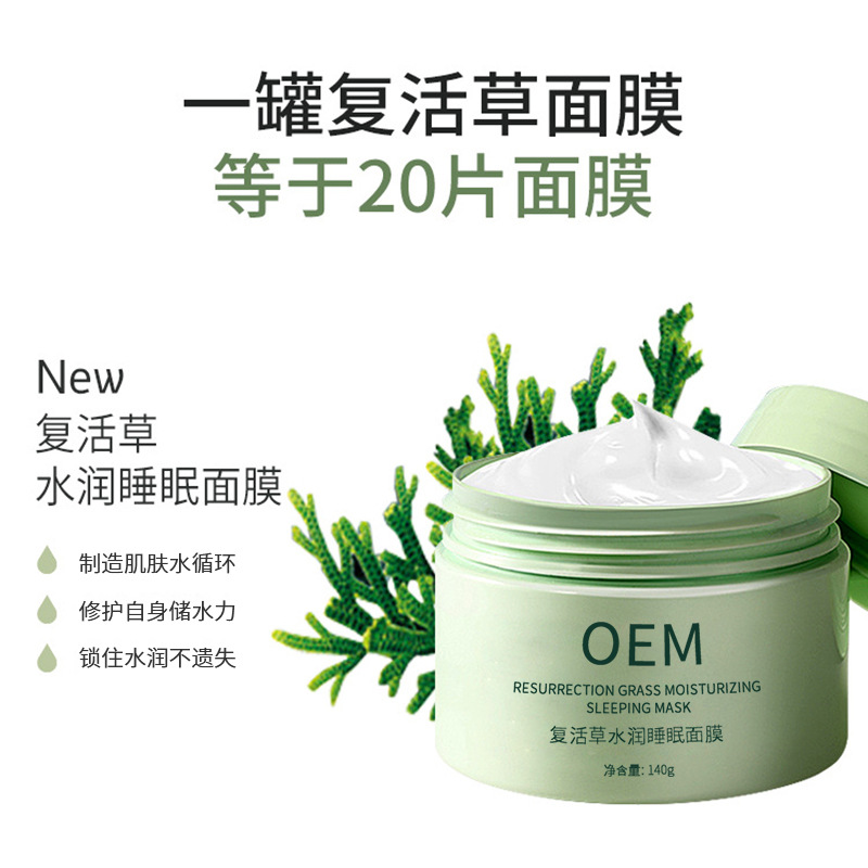 明颜_复活草睡眠面膜OEM